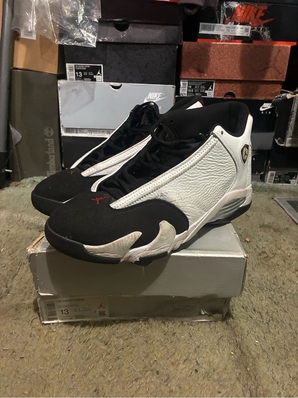 Jordan Retro 14 Men’s black toe